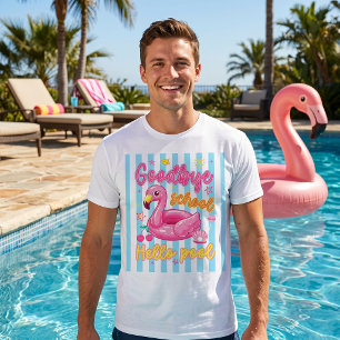 Camiseta Tchau Escola Olá Piscina