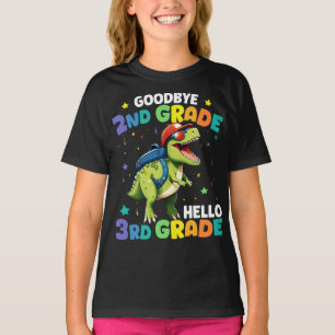 Camiseta Tchau Graduação segundo T Rex Dinossaur