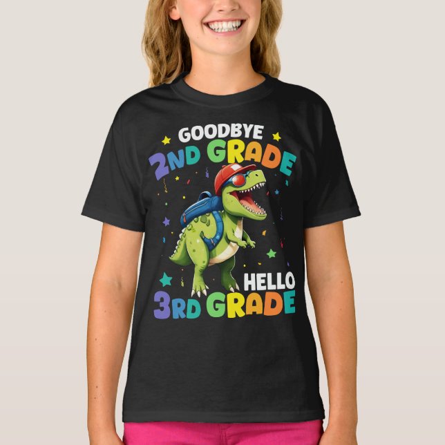 Camiseta Tchau Graduação segundo T Rex Dinossaur (Frente)