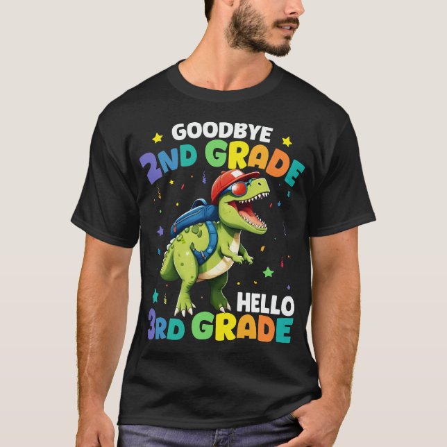 Camiseta Tchau Graduação segundo T Rex Dinossaur (Frente)