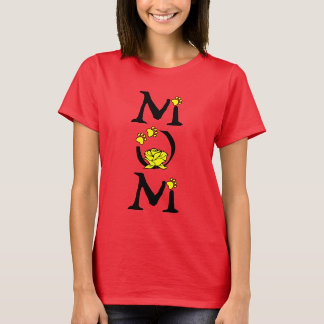 Camiseta Tchau gráfico da mamãe (Frente)