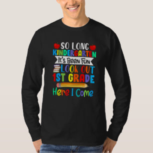 Camiseta Tchau Jardim de Infância Foi Divertido Olhe para o