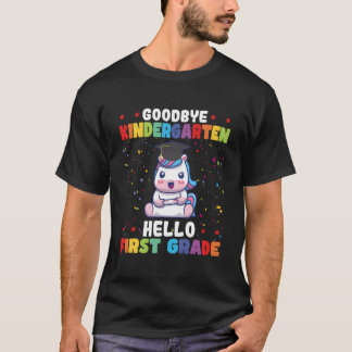 Camiseta Tchau Jardim de Infância Primeira Série Graduação 