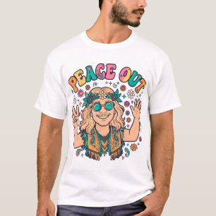 Camiseta Tchau Paz Hippie