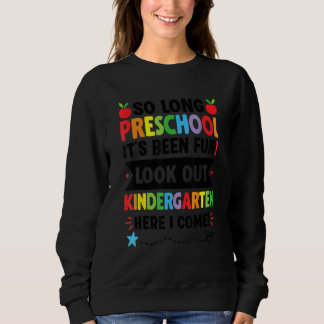 Camiseta Tchau Pré-Escola Jardim de Infância Aqui Estou de
