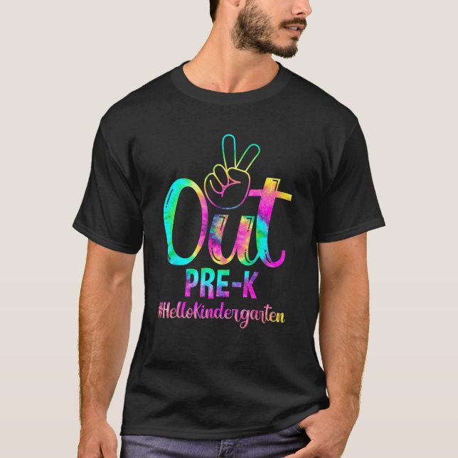 Camiseta Tchau Pré Escola Olá Jardim de Infância De Volta à (Frente)