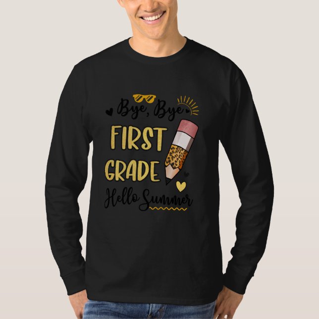 Camiseta Tchau Primeiro Grau Olá Estudante Engraçado de Ver (Frente)