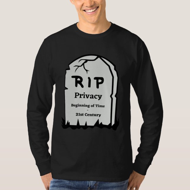 Camiseta Tchau Privacidade Começo dos Tempos Humor do Sécul (Frente)