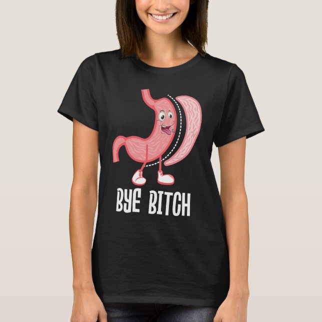 Camiseta Tchau Recuperação de Cirurgia Bariática de Capas G (Frente)