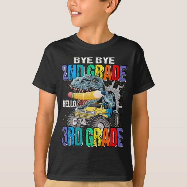 Camiseta Tchau segundo, Grau Alô, Trilho Monstro, Grau 3 (Frente)