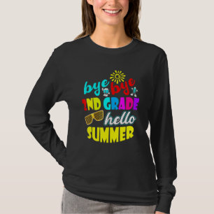Camiseta Tchau Tchau segundo Alô, Saída De Verão No Último 