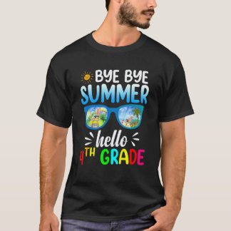 Camiseta Tchau Tchau Verão Olá Professores da 4ª Série Quar