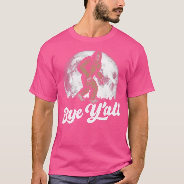 Camiseta Tchau Todos Engraçados Introdução da Lua Sasquatch (Frente)