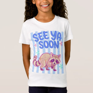 Camiseta Tchauzinho, Funny Retro Raccoon
