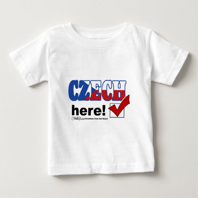 Camiseta Tcheco aqui (luz) (Frente)