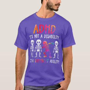Camiseta TDAH Não é Deficiência É uma habilidade diferente
