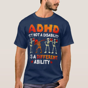 Camiseta TDAH Não é uma incapacidade É um hambúrbio diferen