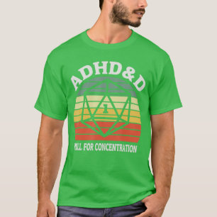 Camiseta TDAH Rolar Para Concentração Divertido Gamer capaz