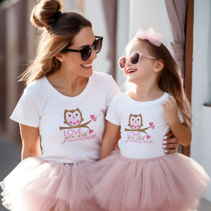 Camiseta Te amo com OWL Meu Coração