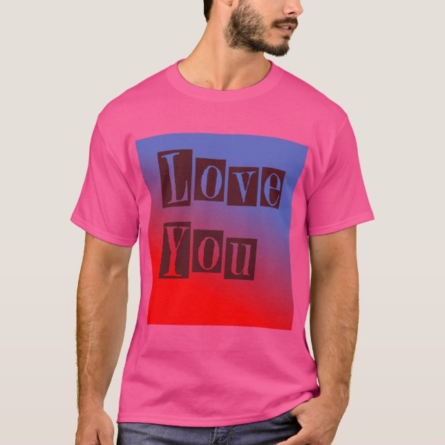 Camiseta Te Amo Escuro (Frente)