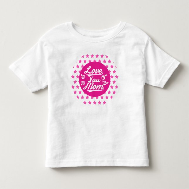 Camiseta Te Amo Mãe - Círculo Dia de as mães-11096 (Frente)