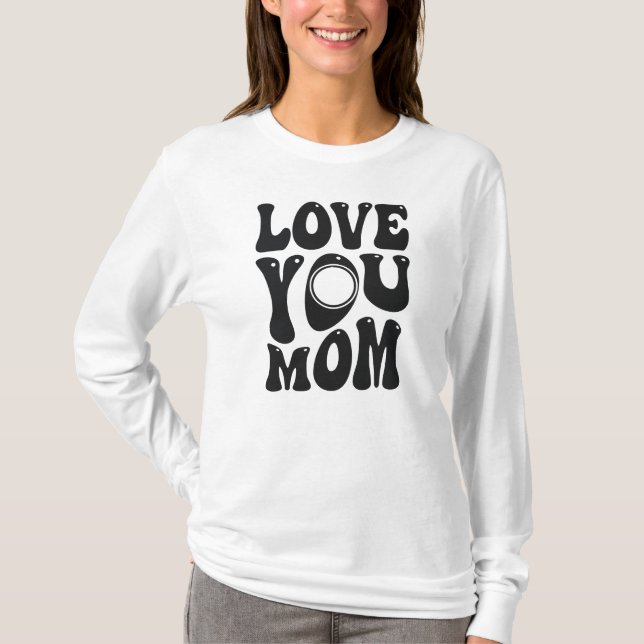 Camiseta Te Amo Mãe - Dia de as mães-51727 (Frente)
