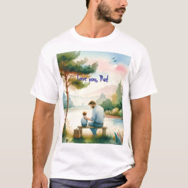 Camiseta Te amo, Pai