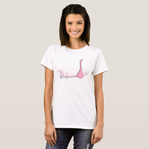 Camiseta Te Amo T_Shirts Bebidas (Rosa)
