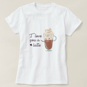 Camiseta Te Amo Um Latte