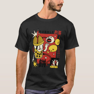 Camiseta  té de burbujas