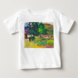 Camiseta Te Fare, A Casa arte paisagística por Paul Gauguin