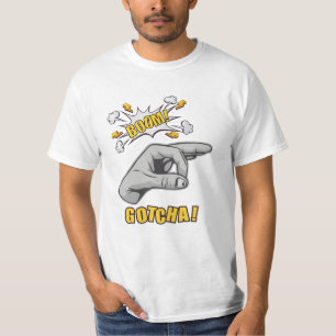 Camiseta Te peguei a Brincadeira da Piada do Buraco
