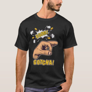 Camiseta Te Peguei Mão De Buraco