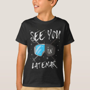 Camiseta Te Vejo Em Latemar Caminhando Na Itália Férias Esq
