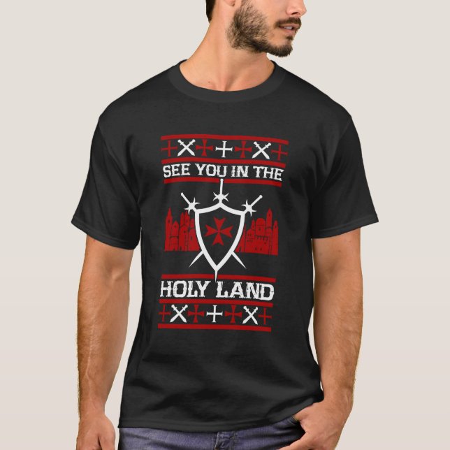 Camiseta Te Vejo Na Terra Santa (Frente)