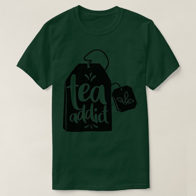 Camiseta Tea Addict Tea Bag (Frente do Design)