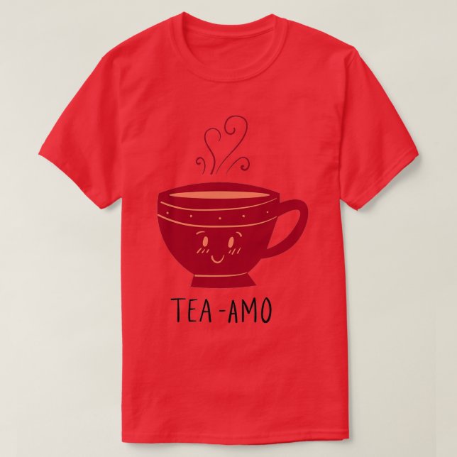 Camiseta Tea Amo (Frente do Design)