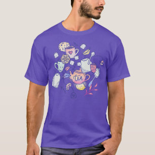Camiseta Tea and Cookies Doodle Art