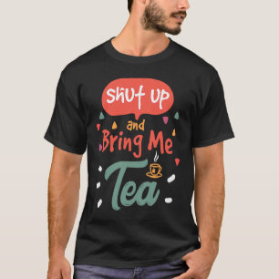 Camiseta Tea Bag Drinker De Chá Aquecido Calor Com Calor Ma