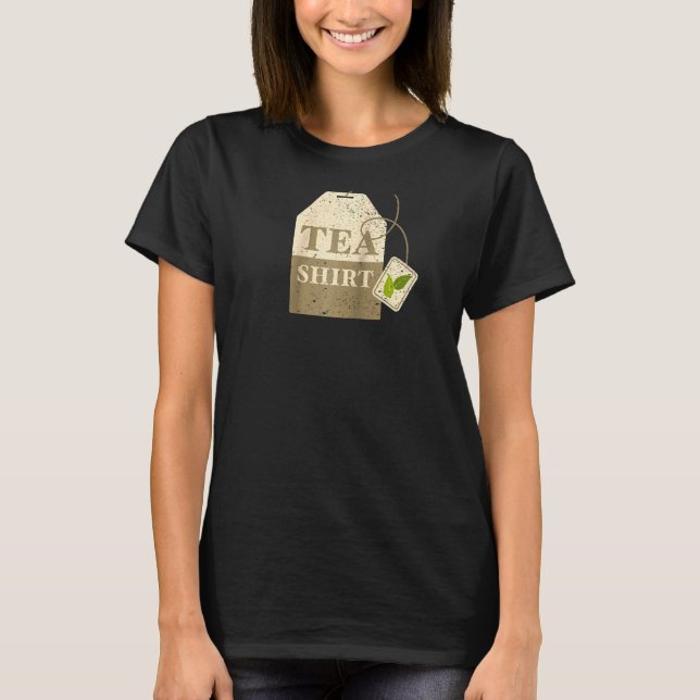 Camiseta Tea Bag Teacup Teapot Raglan (Frente)