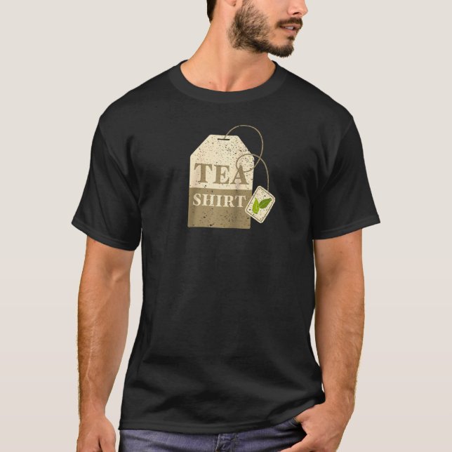 Camiseta Tea Bag Teacup Teapot Raglan (Frente)