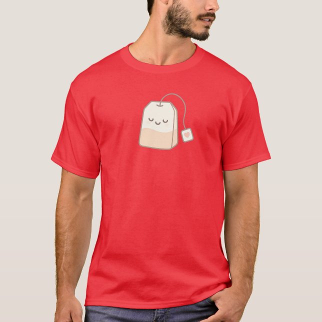 Camiseta Tea Bag Vestido em Calma (Frente)