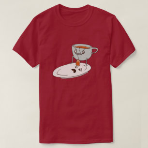 Camiseta Tea Bagger Cup e Plate Kitchen Humor Sunday T
