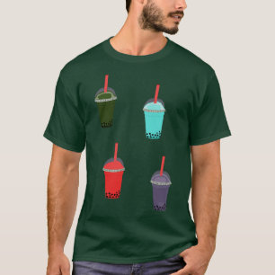 Camiseta Tea Boba e Taro e milk Tea