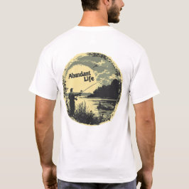 Camiseta Tea De Pesca Abundante (Traseira)