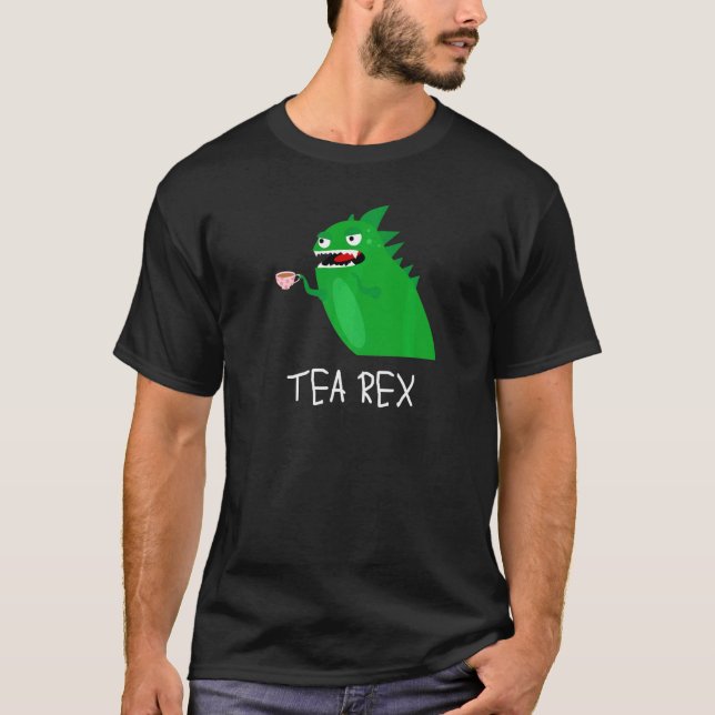 Camiseta Tea Drinker Para Mulheres Tea Rex (Frente)