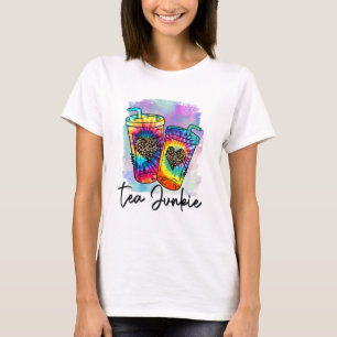 Camiseta Tea Junkie, Chá Carregado