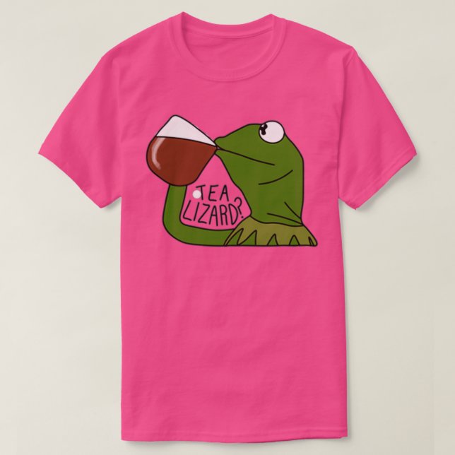 Camiseta Tea Lizard (Frente do Design)