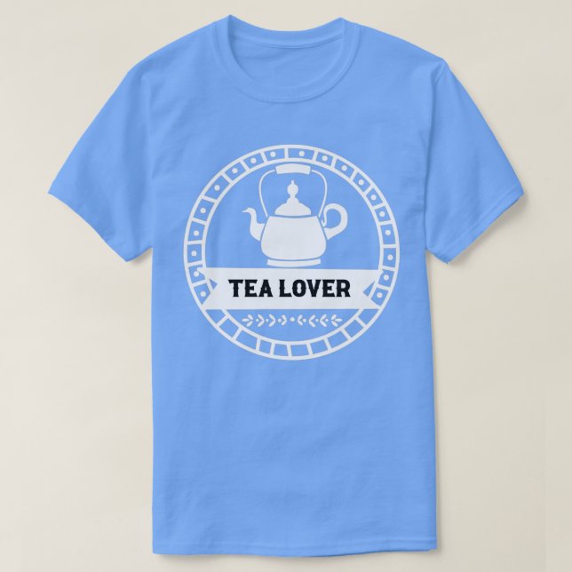 Camiseta Tea Lover Retro Vintage (Frente do Design)