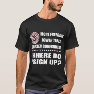 Camiseta Tea party dos Estados Unidos